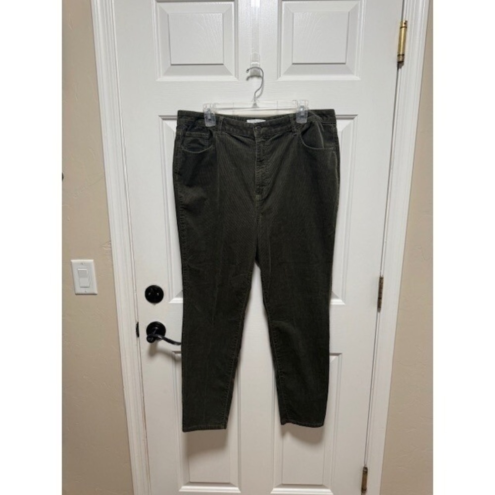 LOFT Women's Skinny Jeans - Dark Olive